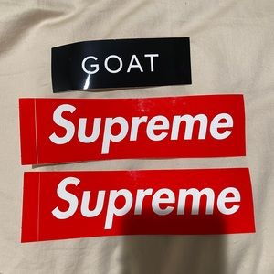 Supreme Box Logo Stickers